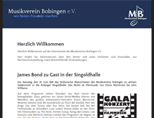 Tablet Screenshot of musik-bobingen.de